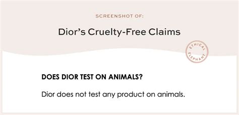 profumi dior non testati sugli animali|The Reason Why Dior is NOT Cruelty.